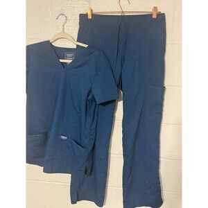 Cherokee Workwear Durable Scrubs Pant & Top Set Size Small Outdoor
